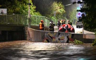 Unwettereinsatz in Wien