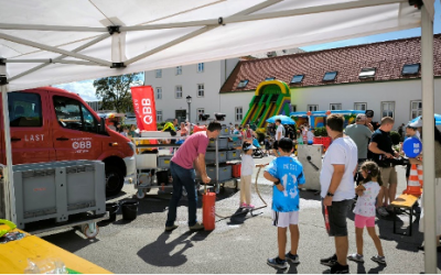 BTF ZVBF beim Blaulichttag in Wiener Neustadt