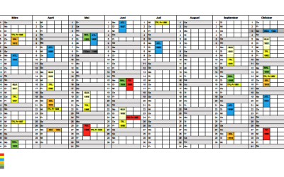 Lehrgangskalender 2026 online & aktualisiert